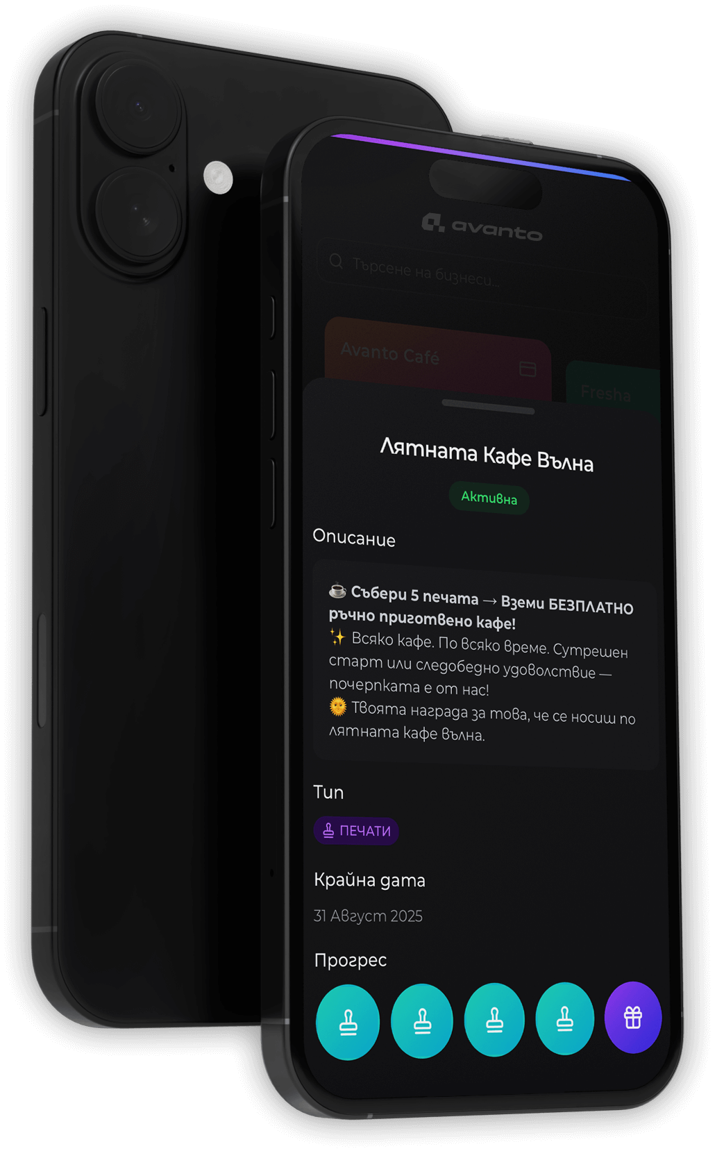 Лятна Промоция App Mockup